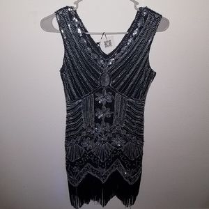 Roaring 20's Inspired Flapper Dress